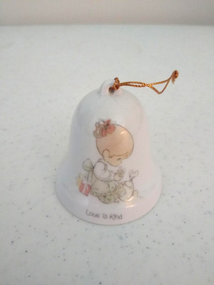 Precious Moments Bell - Love is Kind - 1985