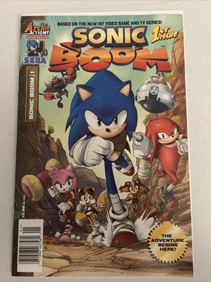 Sonic Boom #1 Newsstand Archie Comics Comic Book Spaz Cover