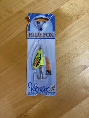 Blue Fox Super Super Vibrax Spinner #4 FLUORESCENT Lure BLADE NEW
