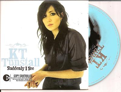 KT TUNSTALL - suddenly i see CD SINGLE 2TR EU CARDSLEEVE 2005