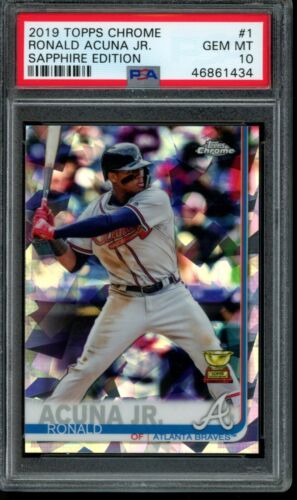 2019 topps chrome sapphire acuna psa10 | eclipseseal.com