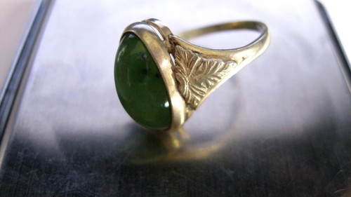 Anello Vintage URSS Argento 875 Magic GIADA Pietra Super - Foto 12 di 12