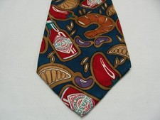 TABASCO - SHRIMP & PEPPERS - MADE IN USA - 100% SILK NOVELTY NECK TIE!