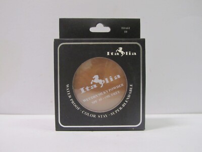 Italia Deluxe Waterproof Wet / Dry Silky Powder SPF 10 Oil Free color Toast