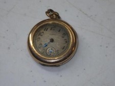ANTIQUE ELGIN GOLD PLATE POCKET WATCH SIGNED INSPECTED JULY 25 1925 3/0 SIZE