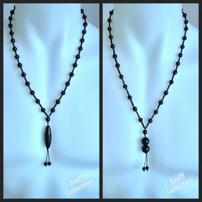 Kette Herrenschmuck Kugelkette Perlen Surfer Unisex Naturstein Perlen Style Mode