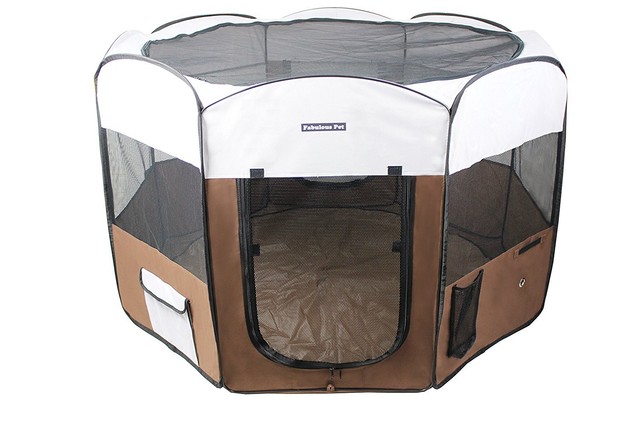 large portable dog pen