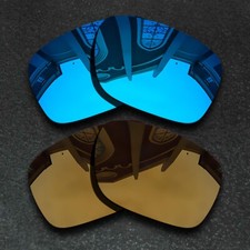 Blue Copper Replacement Lenses For-SPY Optic Discord Polarized Antiscratch