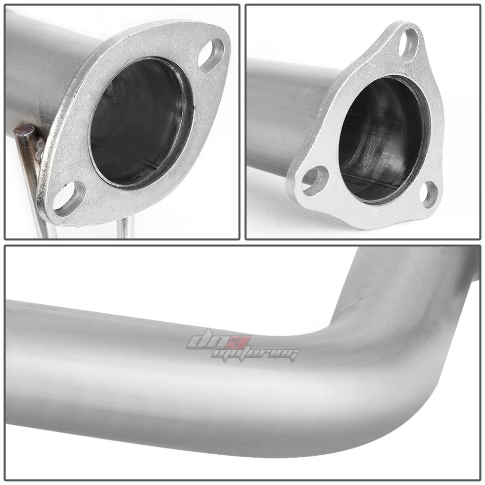FOR 06-11 HONDA CIVIC EX/LX/DX CATBACK EXHAUST SYSTEM+4" BURNT TIP MUFFLER - Image 4 of 4