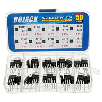 10 Values 50 Pcs LM317 L7805 L7806 L7808 L7809 L7810 L7812 L7815 L7818 L7824 TO