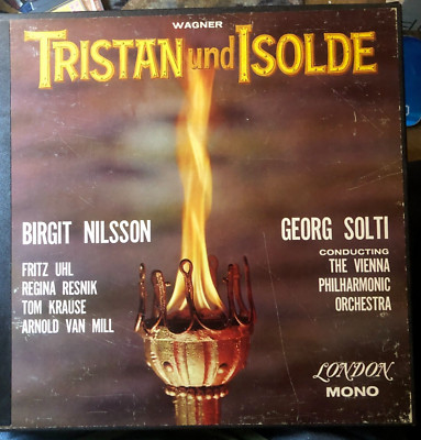 WAGNER Tristan and Isolde - GEORG SOLTI, Vienna - Nilsson - LONDON ST 6LP