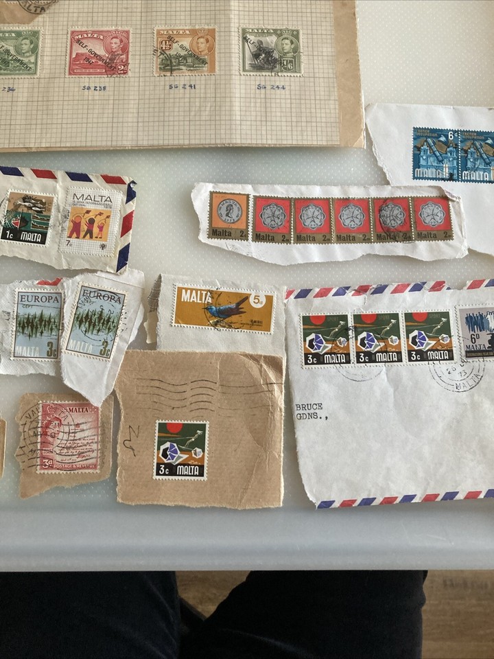 Random Collection Of Malta Stamps. eBay