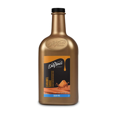 DaVinci Sugar Free Caramel Sauce, 64 Fluid Ounce (Pack of 1)