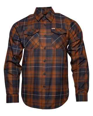 NIP! MEN'S LONG SLEEVE Dixxon Flannel! ''THE BOROUGHS'' THREE SIZES!  FAST SHIP!!