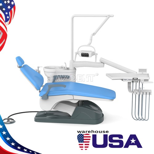 US Dental Unit Chair Computer Controlled DC Motor PU Hard Leather+Doctor's Stool - Picture 12 of 13