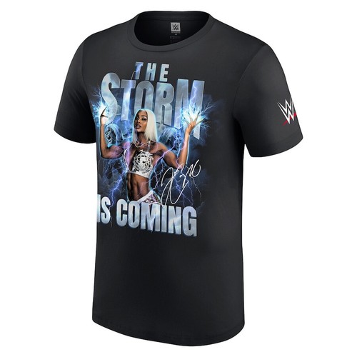 WWE Black Jade Cargill The Storm Is Coming T-Shirt *NEU* Official Shirt - Bild 2 von 3