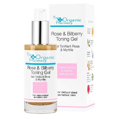 The Organic Pharmacy Rose & Bilberry Toning Gel, 1.7 Ounce - New in Box