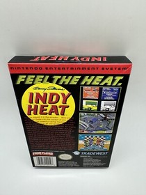 Danny Sullivan's Indy Heat NES NINTENDO COMPLETO CIB raro bello!