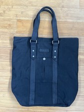 Rag & Bone  Leather + Canvas Tote/purse/bag Black Saks Exclusive Euc