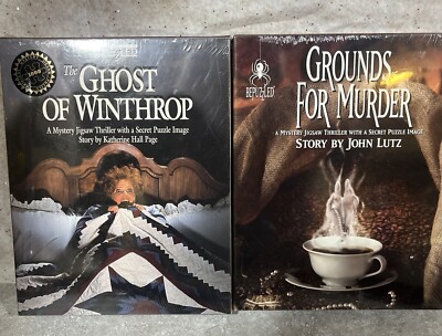 Bepuzzled The Ghost of Winthrop & Grounds  For Murder 1000 Piece Mystery Jigsaw
