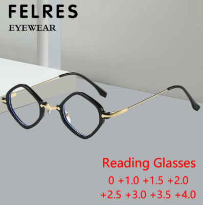 Men Women Blue Light Blocking Reading Glasses Personality Presbyopic Readers New