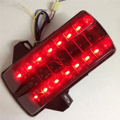 HTT Motorcycle LED Tail Light Brake Tail Lights With Integrated Turn Signals Indicators For 2003-2011 Suzuki Sv650 Sv650S Sv1000 Sv1000S Clear - View #4