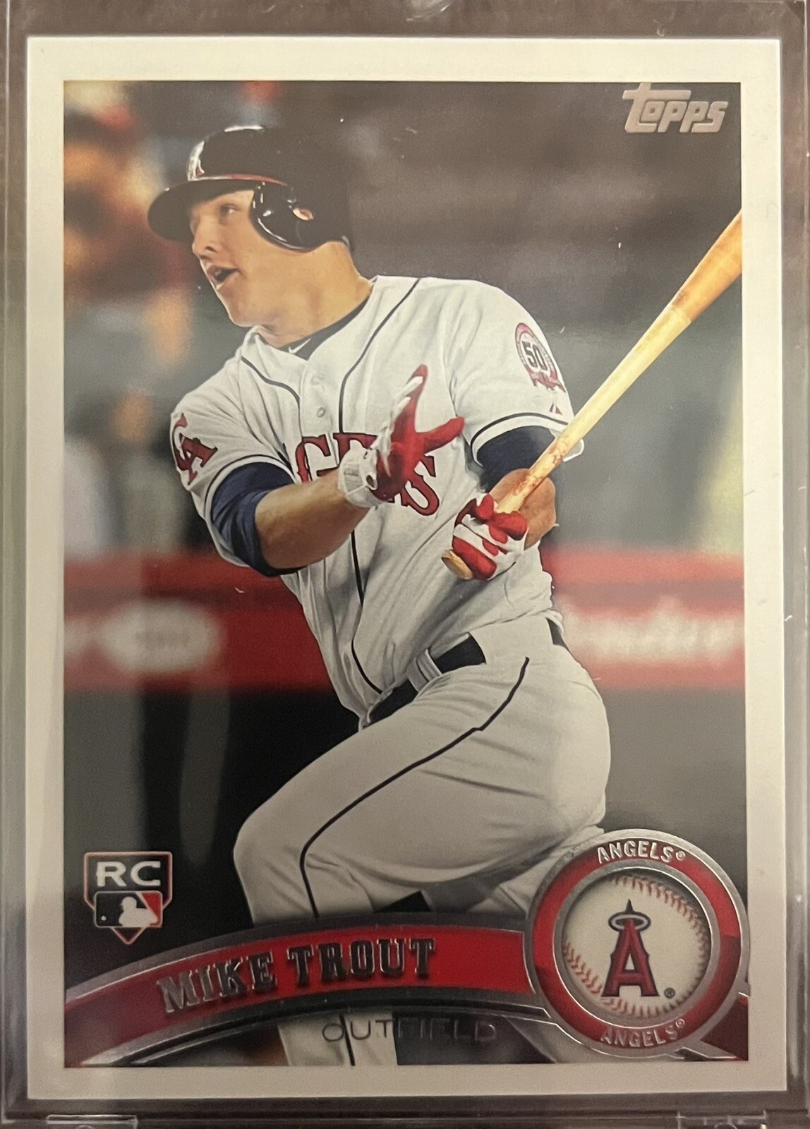 2011 Topps Update Series - #US175 Mike Trout (RC) Angels Rookie📈