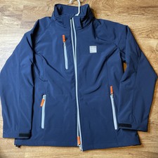 Women’s Blue Clique Wells Fargo Full Zipper Jacket Size Xxl/ttg Excellent