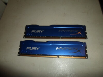 Kingston HyperX Fury blue  - DDR3 -1600 - 16GB - 2 x 8 GB - PC3-12800  - TOP ! 3