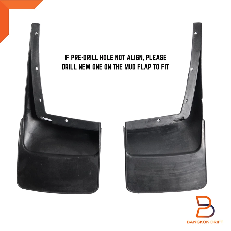 REAR SET MUD FLAP SPLASH GUARD RUBBER 4WD 4X4 For MAZDA BT-50 2012-2020 UP UR - Image 3 of 4