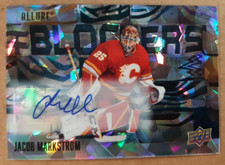 JACOB MARKSTROM BLUE AUTO 2022-23 UD ALLURE BLOCKERS AUTOGRAPH A 1:21,525 #BL-1