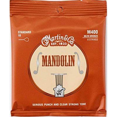 Martin M400 80/20 Bronze Mandoline Loop-End Saiten, 10-34