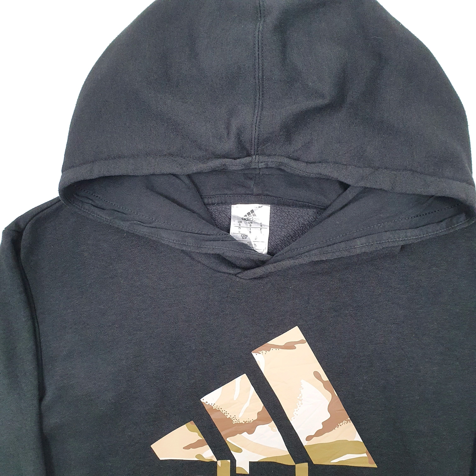 ADIDAS Hoodie Cotton & Polyester Jumper Sweatshirt Mens S image 2