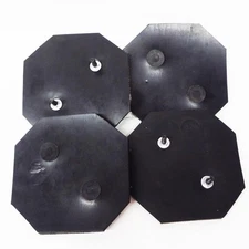 HEAVY DUTY  Rubber Arm Pad for Challenger Lift VBM Lifts Set of 4 pads Octagon