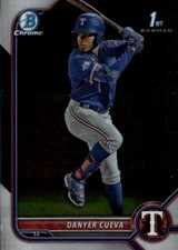 2022 Bowman Chrome Danyer Cueva #BCP-173 Prospects Texas Rangers 4T2D