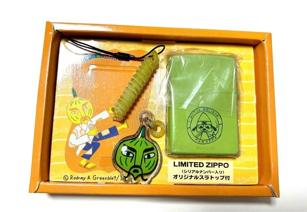 Unused【RARE】parappa the rapper Chop Master Onion ZIPPO | eBay