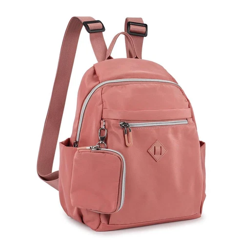 Womens Nylon Large Backpack Daily Travel School Bag Shoulder Bag Casual Rucksack - Picture 12 of 20