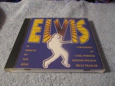 #1721 Elvis In Tribute to the King, by Carl Perkins- Ronnie Wilson Pre Owned CD