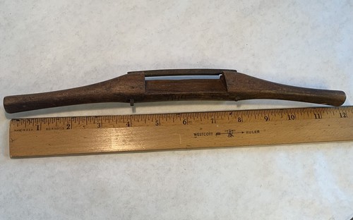 Antique Wood Spoke Shave Tool wooden vintage 2 5/8" blade 11 1/2" long Carpentry - Picture 11 of 11