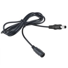 Black DC Power Extension Cable Cord 5.5mm x 2.1mm 100cm 6ft for CCTV Camera DVR