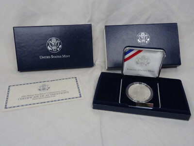 2004-P Thomas Alva Edison Proof Silver Dollar US Mint Coin w/Box & COA
