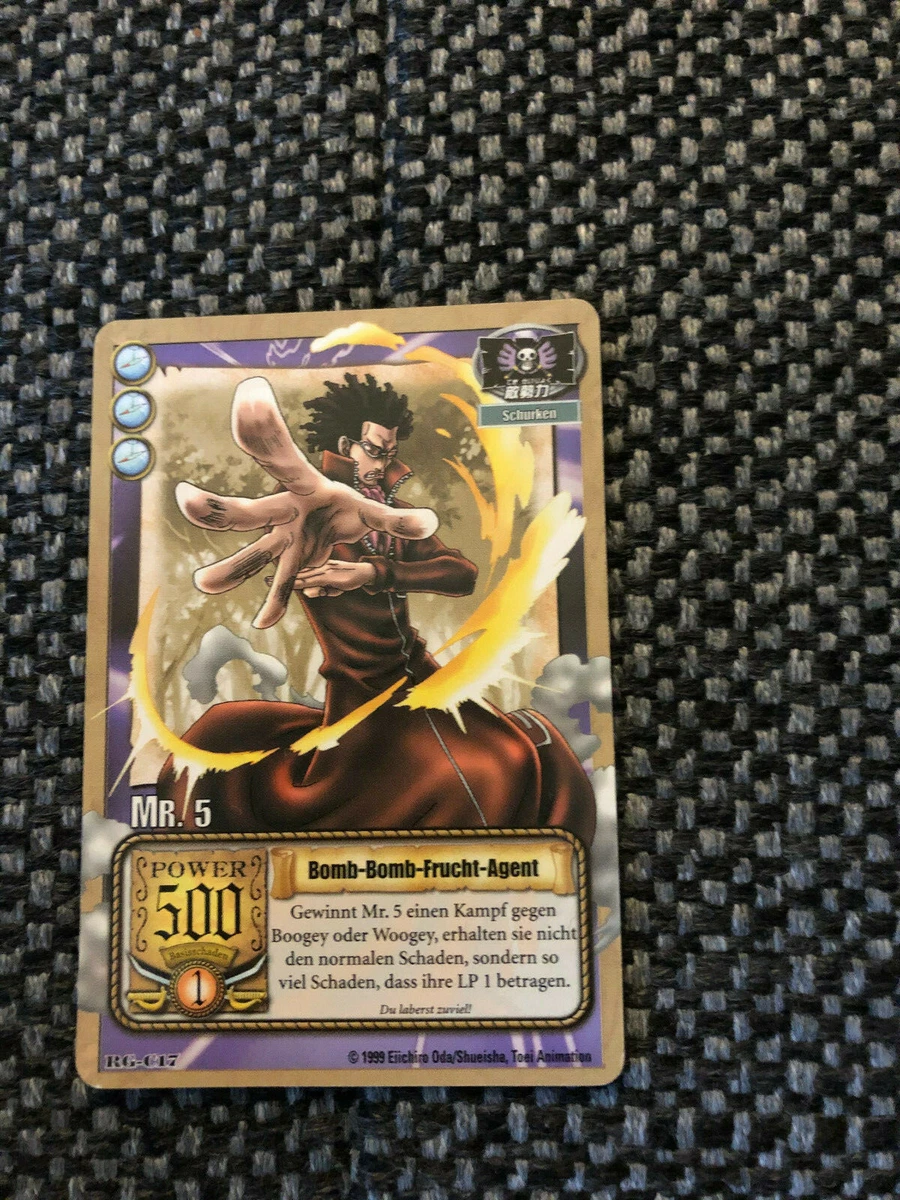 Barock Firma One Piece One Piece Baroque Firma Karte Selten! Mr 5 TCG Karten | eBay
