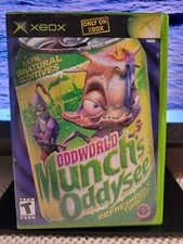 Oddworld: Munch's Oddysee Microsoft Xbox, 2001 Complete With Manual