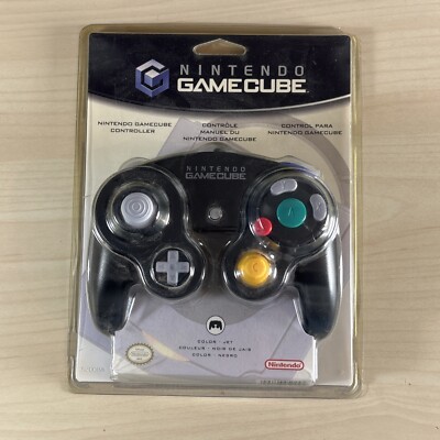 [SEALED NEW] Nintendo OEM Gamecube Controller Black Authentic