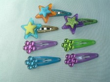 GIRLS STAR  FLOWER HAIR BARRETTES
