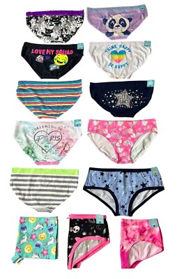Justice Oh So Soft Girls Underwear size 12/14 U PICK STYLE (Bundle Price Avail)