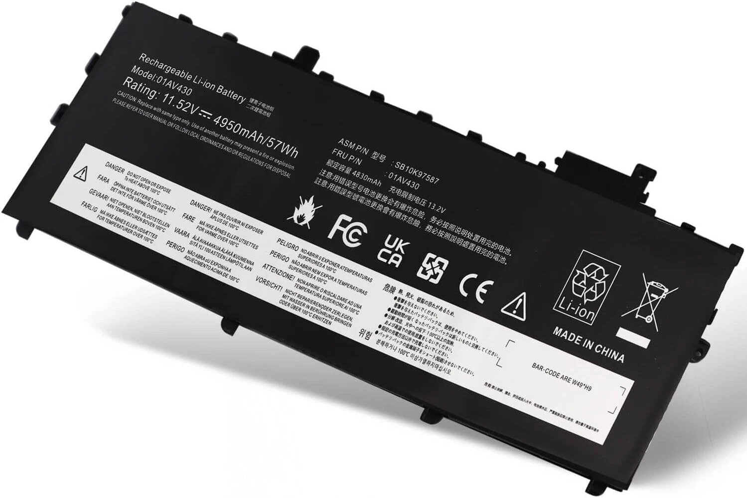 Pin lenovo x1 carbon gen 5
