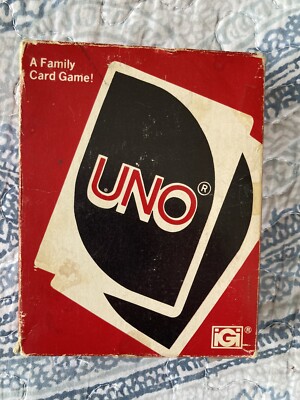 Vintage 1979 UNO Popular FAMILY FUN CARD GAME DECK Complete In Box