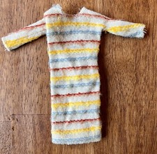 Vintage Barbie Clone Mego Maddie Mod Sindy superstar mod Striped Dress 1970s