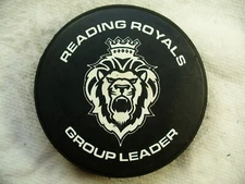 ECHL Reading Royals Group Leader Official Team Logo Hockey Puck Collect Pucks